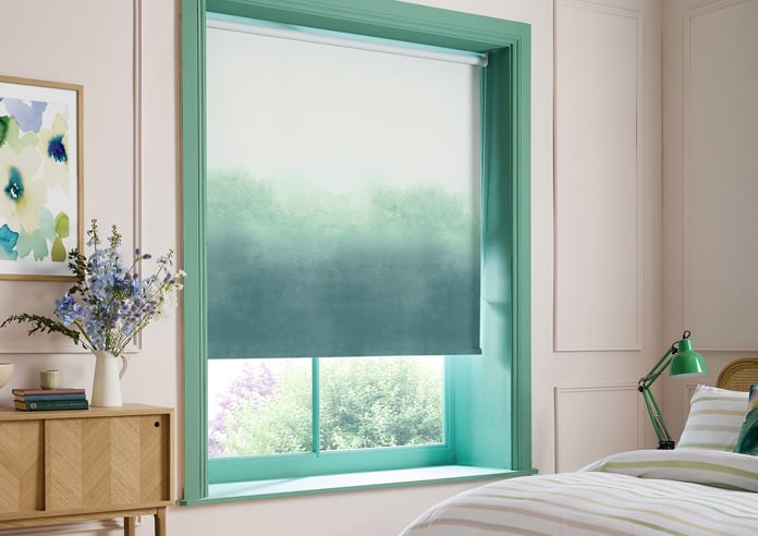 Bluebellgray Ombre, Teal - Twist&Fit Roller Blind - Image 5